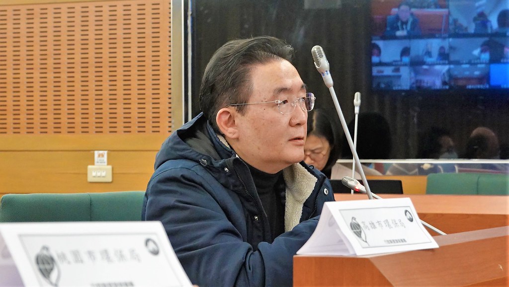 台北市環保局局長劉銘龍親自出席《氣候法》研商會議，講了10多分鐘的意見。