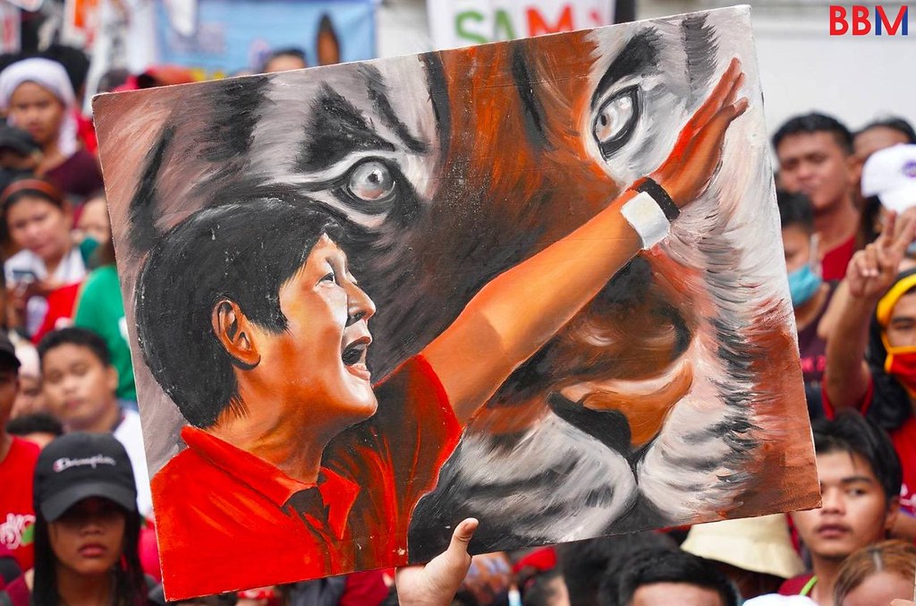 菲律賓前獨裁者之子小馬可仕11日宣布贏得總統大選。圖片來源：擷取自Bongbong Marcos Twitter
