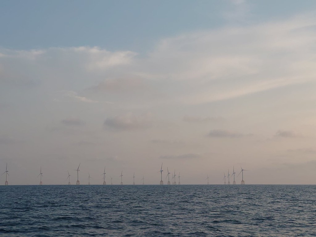 環保團體呼籲，環評應嚴格把關離岸風電開發計畫，不要為了發展綠電而犧牲海洋環境。圖為示意圖。圖片來源：環境權保障基金會